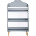 Expedo Dětský regál SKY, 58x100x18, šedá – Zboží Dáma