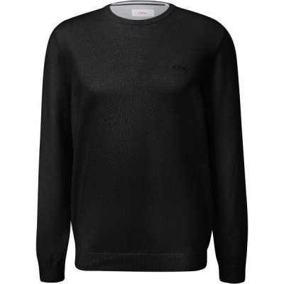 s.Oliver Rl Knitted Pullover Noos pánský svetr černá – Zbozi.Blesk.cz