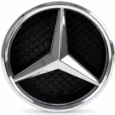 mb Černý s chromem znak do přední masky pro Mercedes-Benz – 18,5 cm – Hledejceny.cz