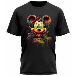 Malfini Pánské Tričko LSD Mickey Mouse Černá
