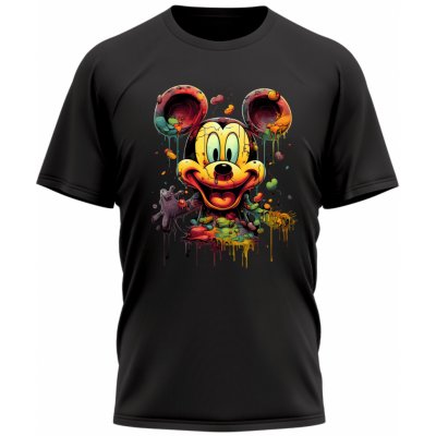 Malfini Pánské Tričko LSD Mickey Mouse Černá