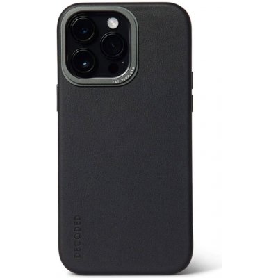 Pouzdro Decoded Leather Backcover MagSafe iPhone 14 Pro Max - černé