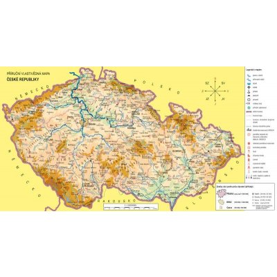 Náhradní mapa k učebnici Vlastivěda 4 - Poznáváme naši vlast