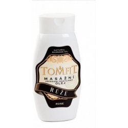 Tomfit přírodní masážní olej růže 250 ml