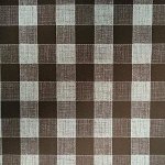 SVITAP s.r.o. UBRUSOVINA PVC s textilním podkladem/PVC ubrus - vzor kostka hnědá – Zboží Mobilmania