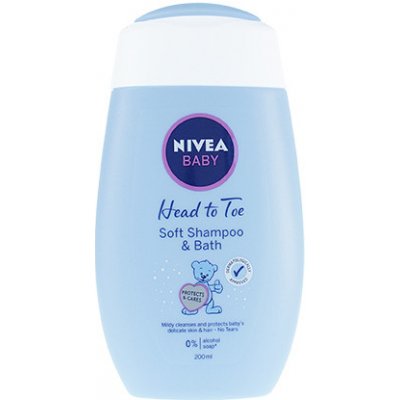 Nivea Baby šampon a pěna do koupele 2v1 200 ml