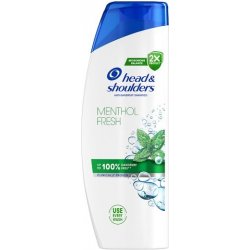 Head & Shoulders Menthol Fresh Šampon proti Lupům 500 ml Každodenní Použití. Pocit Čistoty