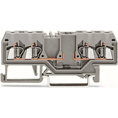 WAGO Svorka 280-815/281-411 pro moduly 4 vodiče S diodou 1N4007, šedá 280-815/281-411 – Hledejceny.cz