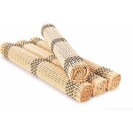 GoEco bambusové prostírání 4 ks 44 x 30 cm přírodní podložky na stůl, přírodní – Sleviste.cz