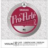 Struna D'Addario Pro-Arte Violin Single Aluminum Wound E String 4/4 Scale Medium Tension