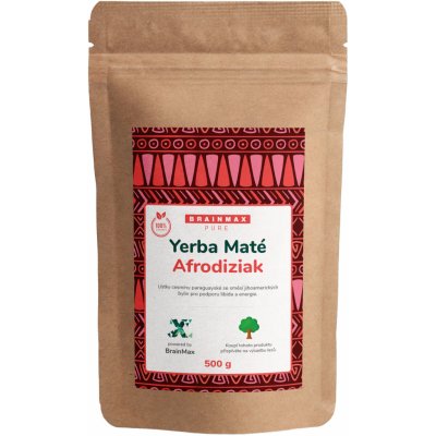 BrainMax Pure Organic Yerba Maté Afrodiziak 500 g – Hledejceny.cz