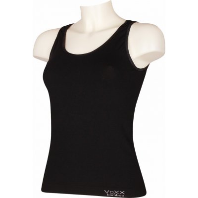 VoXX BS-011 dámská bambusová bezešvá košilka černá – Zboží Mobilmania