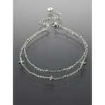 Prosperk Náramek na nohu z chirurgické oceli s křížky stříbrná S1031 – Hledejceny.cz