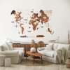 Nástěnné mapy Enjoy the Wood 3D nástěnná dřevěná mapa World Map Multicolor Prime 3XL