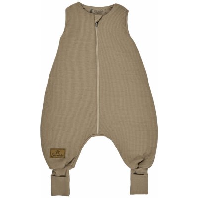 Sterntaler Spací pytel pro děti z bavlny s nohavicemi hnědý – Zboží Dáma