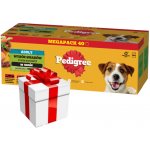 Pedigree Adult šťáva hovězí kuře krůta jehně 40 x 100 g – Zboží Mobilmania