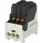 Eleman Blok pro rozdělení fází UVB 100 L S, 1pól., 101A, AL/CU, 1000V, černý – Sleviste.cz