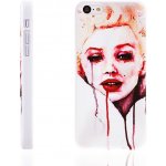 Pouzdro AppleMix Plastové Apple iPhone 5C - Marilyn Monroe - bílé – Zboží Mobilmania