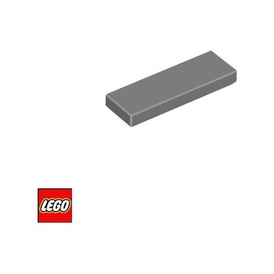 LEGO® 63864 Dlaždice 1x3 Tmavě-Šedá – Zboží Mobilmania