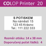 Colop Printer 20 – Zboží Dáma