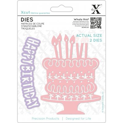 Docrafts Vyřezávací a embosovací šablona Dort nar – Sleviste.cz