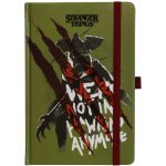 CurePink Poznámkový A5 blok Netflix Stranger Things Not in Hawkins 14,8 x 21 cm SR73806 – Zboží Dáma