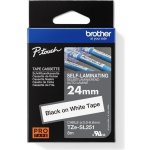 Brother TZE-SL251, bílá/černá 24mm, samolaminovací BROTHER TZESL251 – Zboží Dáma