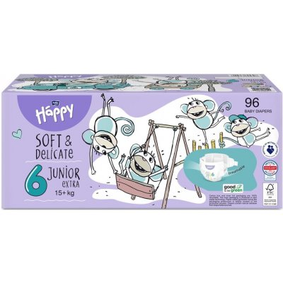 Bella Happy 6 Junior Extra 15+kg 96 ks – Sleviste.cz