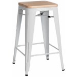 D2.Design Paris wood 75cm přírodní borovice bílá – Zboží Dáma
