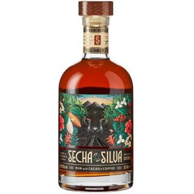 Secha de la Silva Rum with Cacao & Coffee 40,0% 0,7 l (holá láhev)