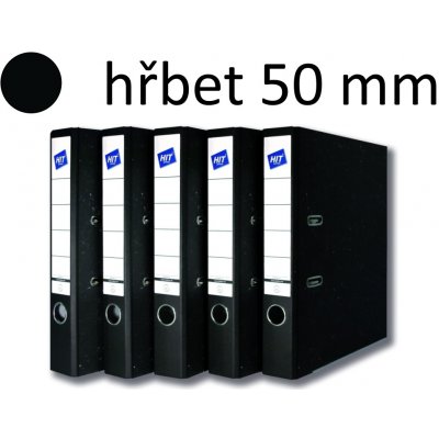 Hit Office pořadač pákový KV5R Classic A4 5 cm černý mramor – Zboží Živě
