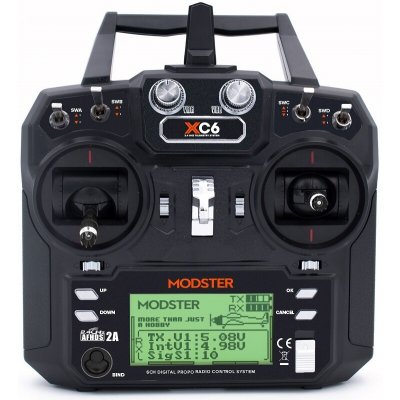 MODSTER MODSTER XC6 6-kanálový páčkový vysílač s příjímačem MR6 – Zboží Dáma