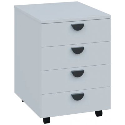 TK 01 pojízdný 4 zásuvkový 18 mm bílá – Sleviste.cz