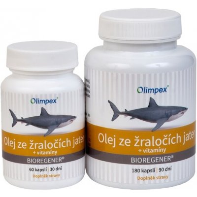 Olimpex Olej ze žraločích jater+vit. 180+60 kapslí – Zboží Mobilmania