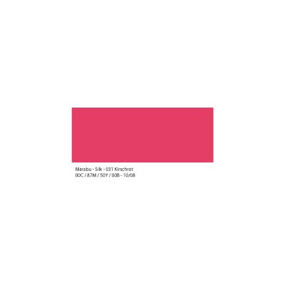 Silk Marabu č. 031 Cherry red barva na hedvábí 50ml – Zboží Dáma