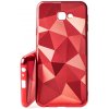 Pouzdro a kryt na mobilní telefon Pouzdro Prism Diamond Matt Samsung Galaxy J4+ 2018 J415 Červené