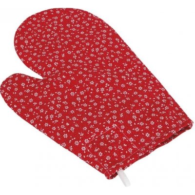 Bellatex kuchyňská chňapka s magnetem CH/323 červený kvítek 28x18 cm – Hledejceny.cz