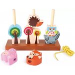 Small Foot nasazování a provlékání lesní zvířátka – Sleviste.cz