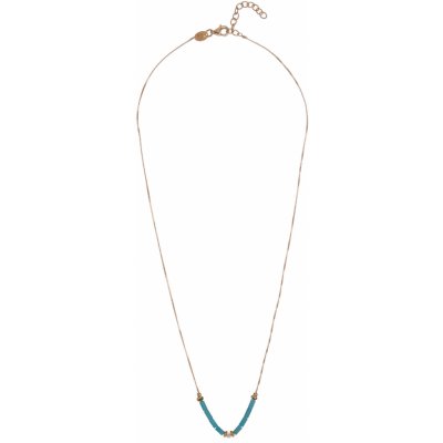 Alisia Půvabný pozlacený náhrdelník pro ženy s tyrkysem a perletí AL4989.01.000 – Zboží Dáma