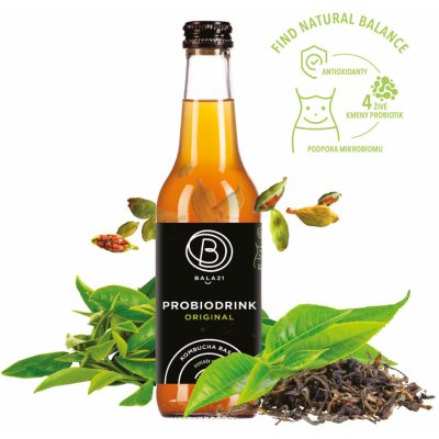 Bala21 Kombucha Original s probiotiky 330 ml – Hledejceny.cz