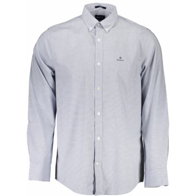 Gant pánská košile s dlouhým rukávem modrá – Zboží Mobilmania