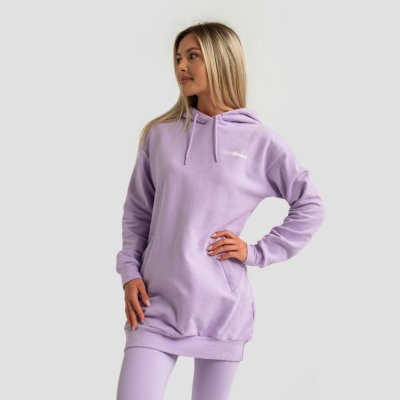 GymBeam dámská Longline mikina Limitless Lavender lavender