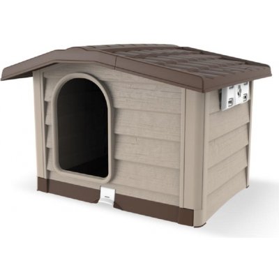 Bama Bouda pro psy BUNGALOW L 110 x 94 x77 cm hnědá – Zboží Dáma