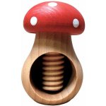 Dřevěný louskáček na ořechy Muchomůrka, 10 x 6 cm – Sleviste.cz
