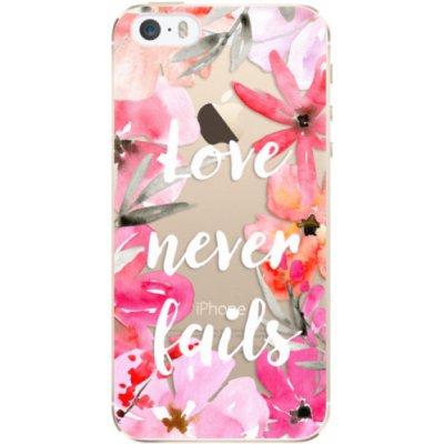 Pouzdro iSaprio Love Never Fails - iPhone 5/5S/SE