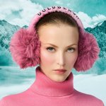 Goldbergh Dámské klapky na uši Fluffy růžové – Hledejceny.cz