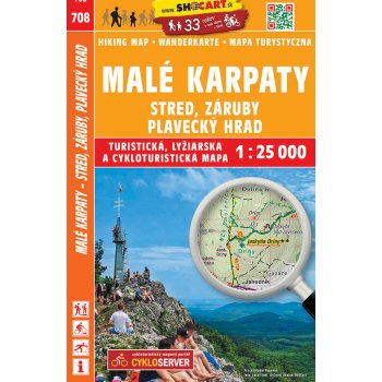 708 Malé Karpaty - Záruby, Plav.hrad, 1:25.000