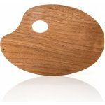 Dřevěná paleta, oválná – Zboží Mobilmania