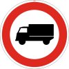 Piktogram Dopravní Značka B4 Zákaz vjezdu nákladních automobilů