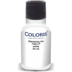 Coloris Razítková barva 794/I P na plasty a gumu bílá 50 g flexibilní